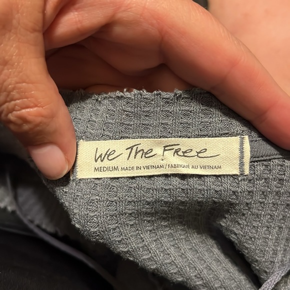 We the Free gray asymmetrical top - Picture 11 of 13